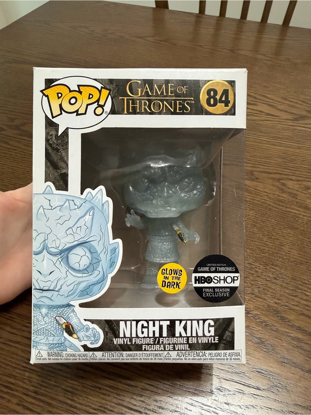 Funko Night King Pop! Vinyl Figure - Icy Blue and White